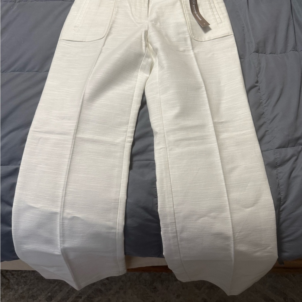 LOFT Elegant Cream Trousers